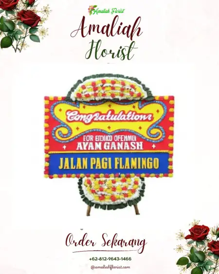 Sewa Papan Bunga Bangko Pusako